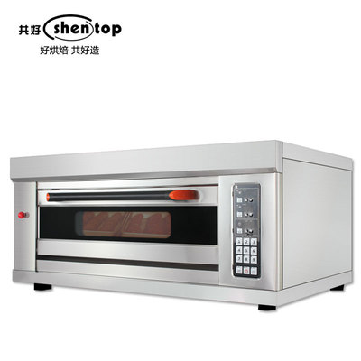 圣托大型一层两盘蛋糕披萨烘炉商用烤箱面包电烤箱大烤炉
